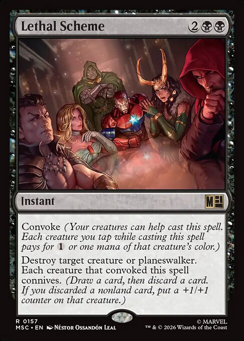 Lethal Scheme #157 from Marvel Super Heroes Commander