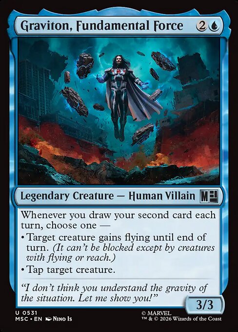 Graviton, Fundamental Force #531 from Marvel Super Heroes Commander