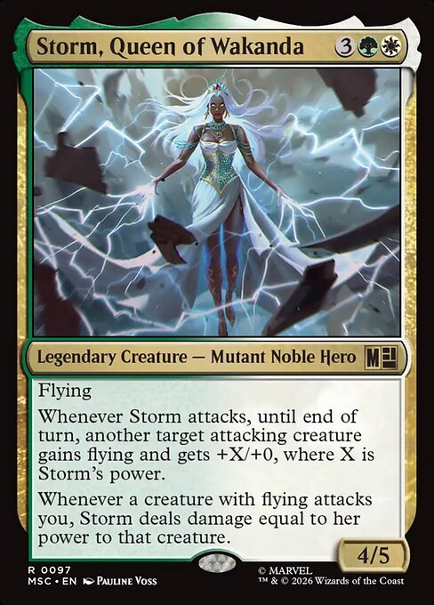 Storm, Queen of Wakanda #97 from Marvel Super Heroes Commander