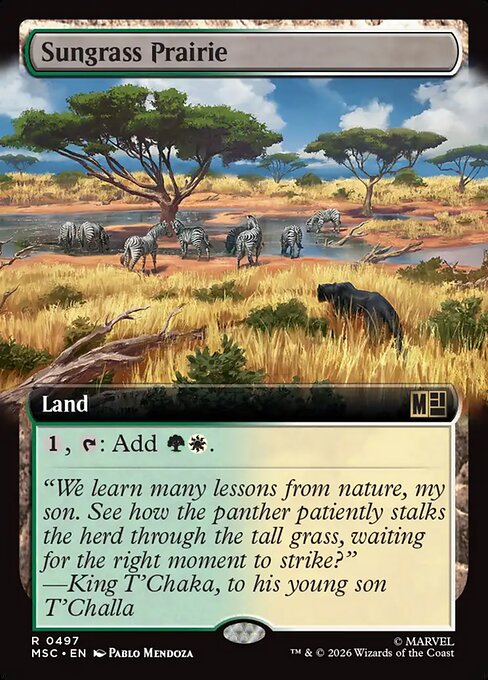 Sungrass Prairie #497 from Marvel Super Heroes Commander