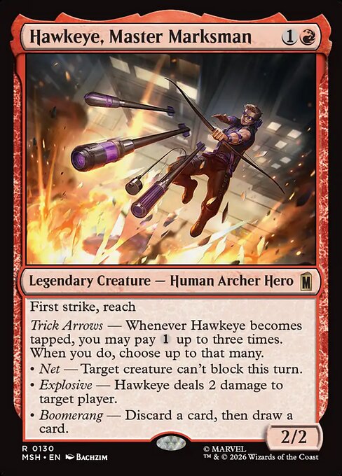 Hawkeye, Master Marksman #130 from Marvel Super Heroes
