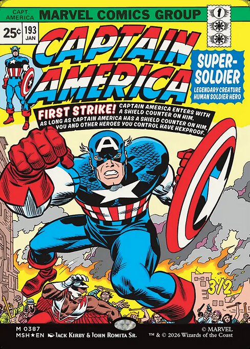 Captain America, Super-Soldier #387 from Marvel Super Heroes