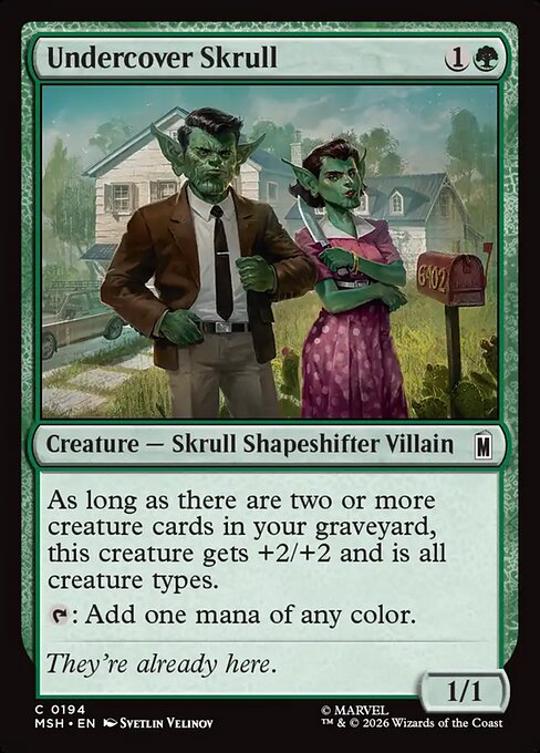 Undercover Skrull #194 from Marvel Super Heroes