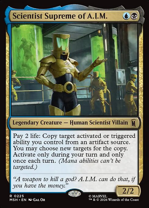 Scientist Supreme of A.I.M. #225 from Marvel Super Heroes