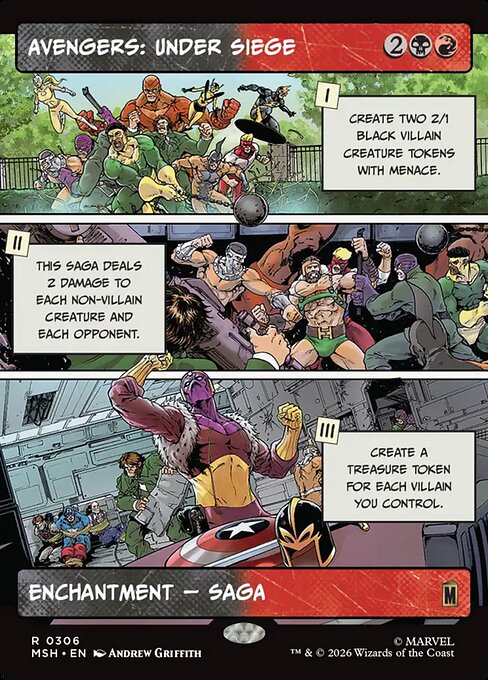 Avengers: Under Siege #306 from Marvel Super Heroes