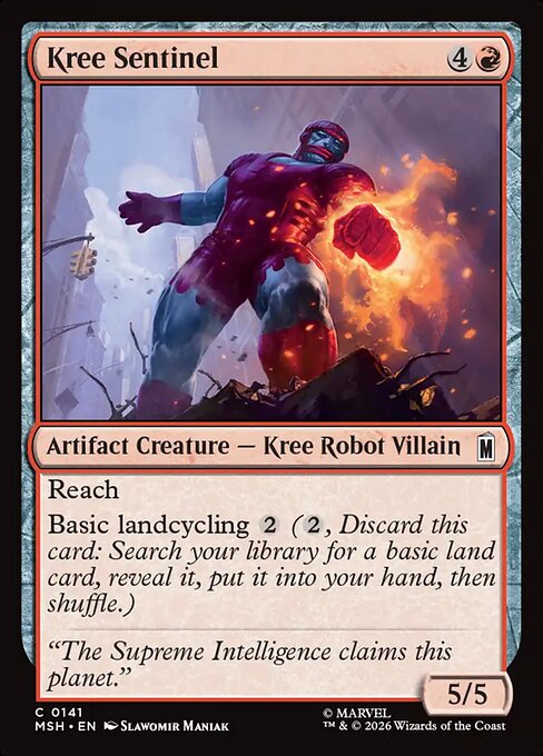 Kree Sentinel #141 from Marvel Super Heroes