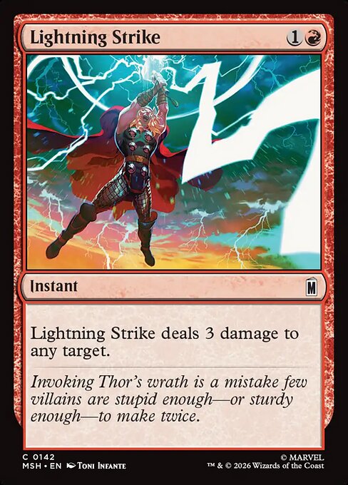 Lightning Strike #142 from Marvel Super Heroes