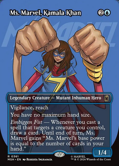 Ms. Marvel, Kamala Khan #361 from Marvel Super Heroes