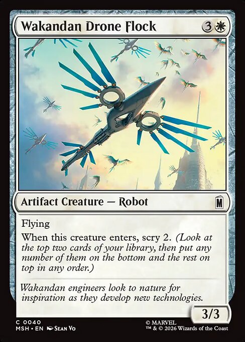 Wakandan Drone Flock #40 from Marvel Super Heroes