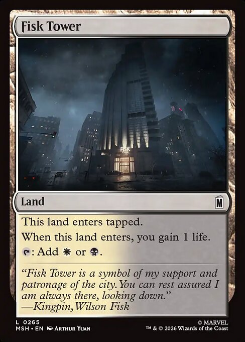 Fisk Tower #265 from Marvel Super Heroes