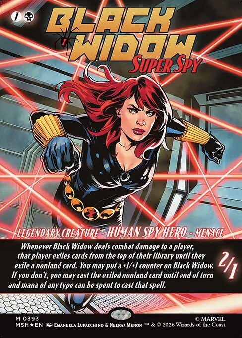 Black Widow, Super Spy #393 from Marvel Super Heroes