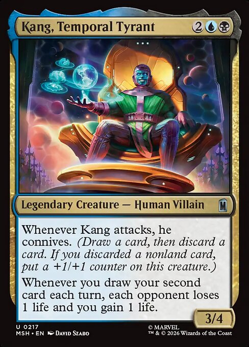 Kang, Temporal Tyrant #217 from Marvel Super Heroes