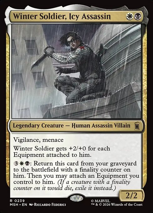Winter Soldier, Icy Assassin #239 from Marvel Super Heroes