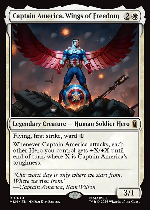 Captain America, Wings of Freedom #10 from Marvel Super Heroes