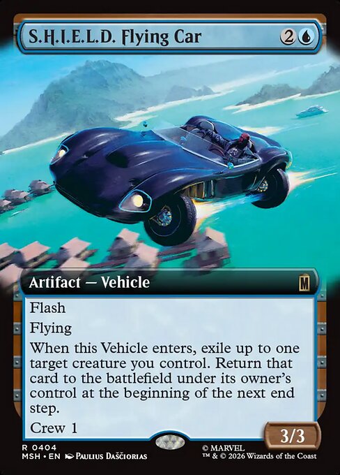 S.H.I.E.L.D. Flying Car #404 from Marvel Super Heroes