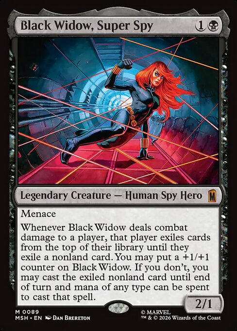 Black Widow, Super Spy #89 from Marvel Super Heroes