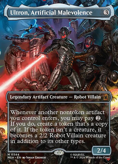 Ultron, Artificial Malevolence #344 from Marvel Super Heroes