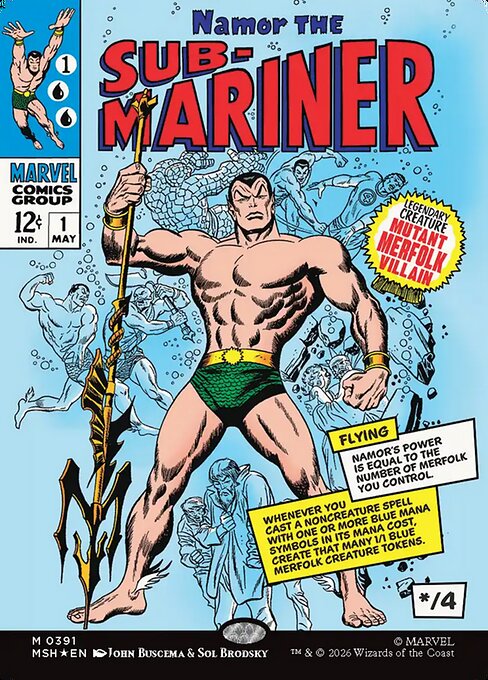 Namor the Sub-Mariner #391 from Marvel Super Heroes