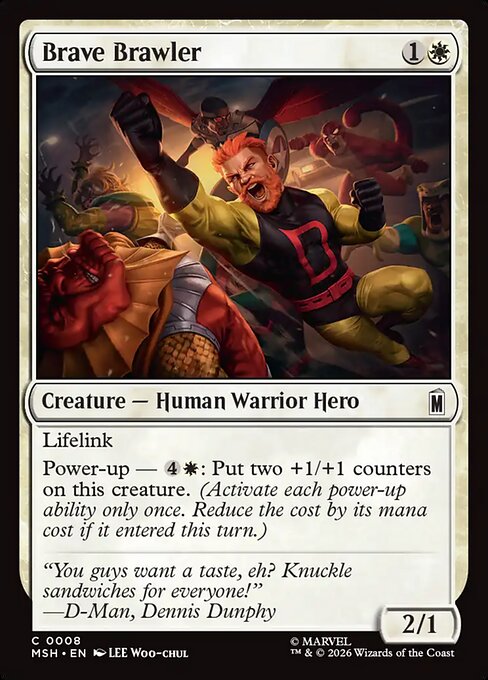 Brave Brawler #8 from Marvel Super Heroes
