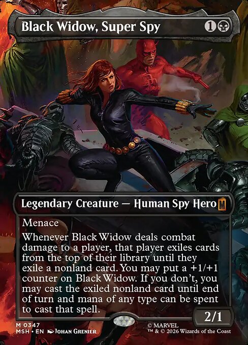 Black Widow, Super Spy #347 from Marvel Super Heroes