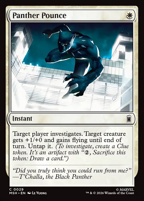 Panther Pounce #29 from Marvel Super Heroes
