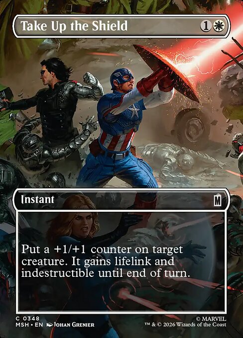 Take Up the Shield #348 from Marvel Super Heroes