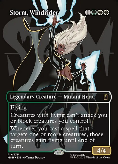 Storm, Windrider #375 from Marvel Super Heroes