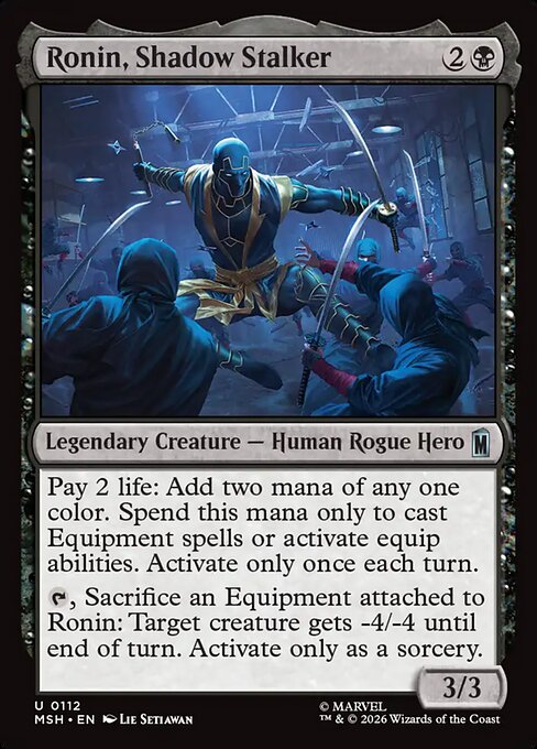 Ronin, Shadow Stalker #112 from Marvel Super Heroes