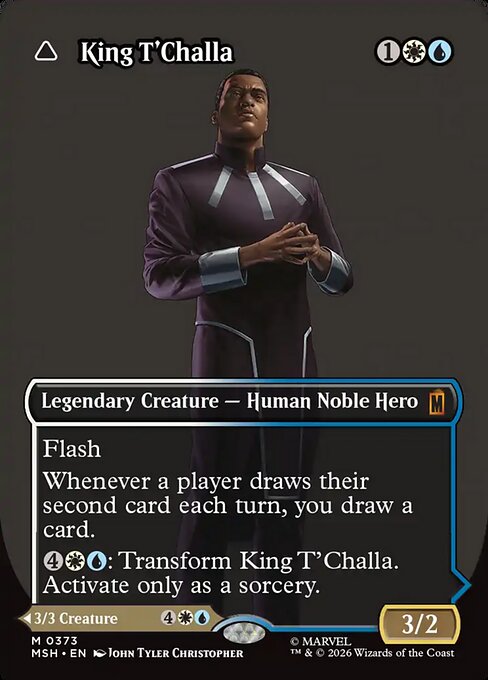 King T'Challa // Black Panther, Hope Enduring #373 from Marvel Super Heroes