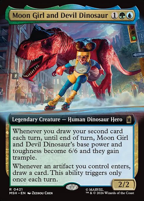 Moon Girl and Devil Dinosaur #421 from Marvel Super Heroes