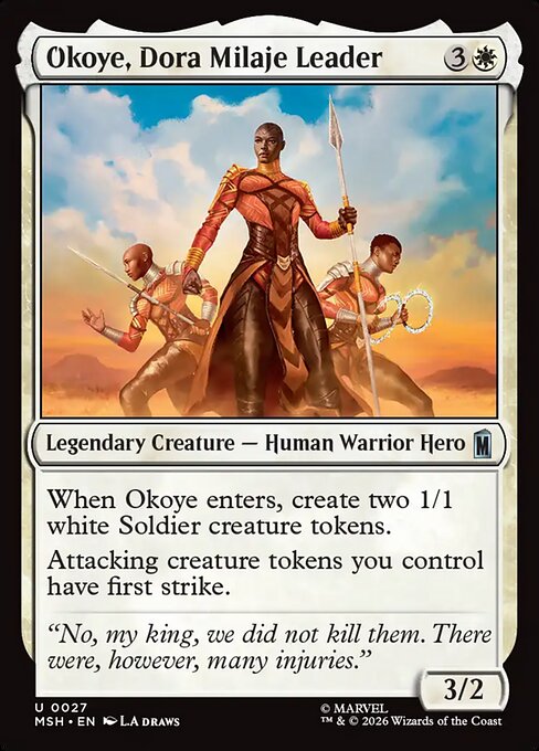 Okoye, Dora Milaje Leader #27 from Marvel Super Heroes