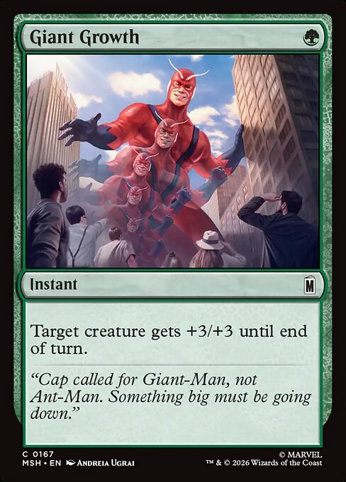 Giant Growth #167 from Marvel Super Heroes