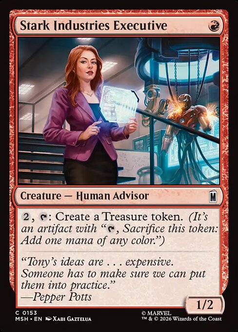 Stark Industries Executive #153 from Marvel Super Heroes