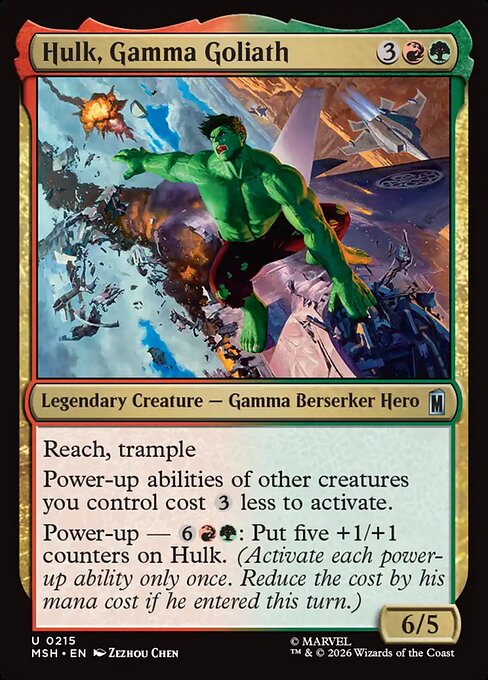 Hulk, Gamma Goliath #215 from Marvel Super Heroes