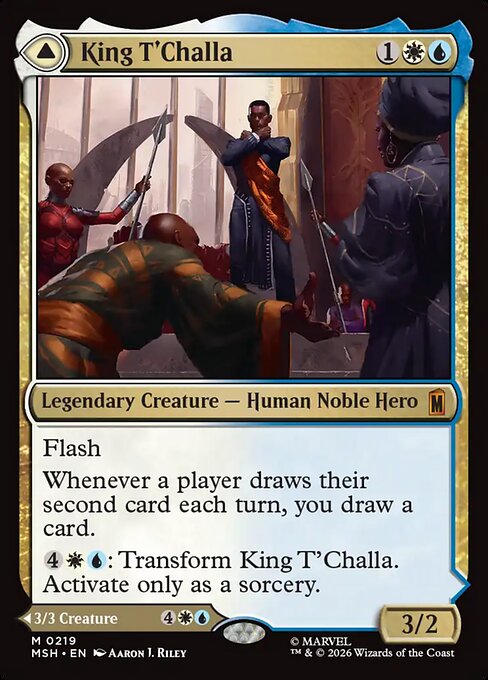 King T'Challa // Black Panther, Hope Enduring #219 from Marvel Super Heroes