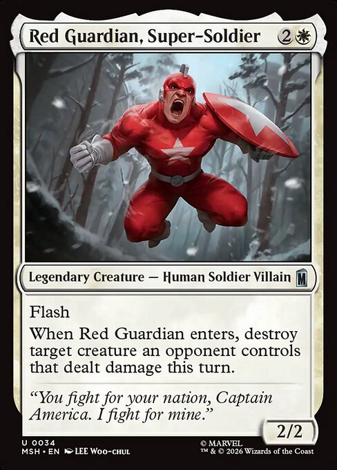 Red Guardian, Super-Soldier #34 from Marvel Super Heroes