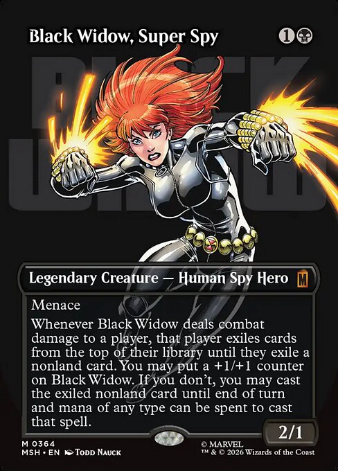Black Widow, Super Spy #364 from Marvel Super Heroes