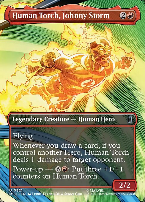 Human Torch, Johnny Storm #321 from Marvel Super Heroes