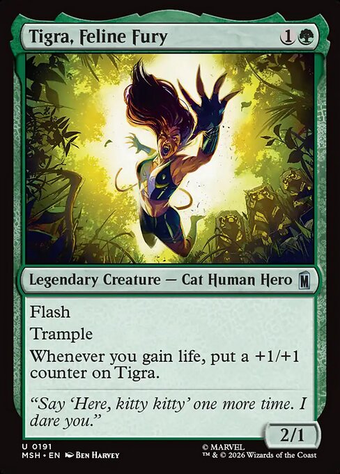 Tigra, Feline Fury #191 from Marvel Super Heroes