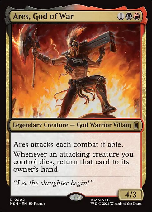 Ares, God of War #202 from Marvel Super Heroes