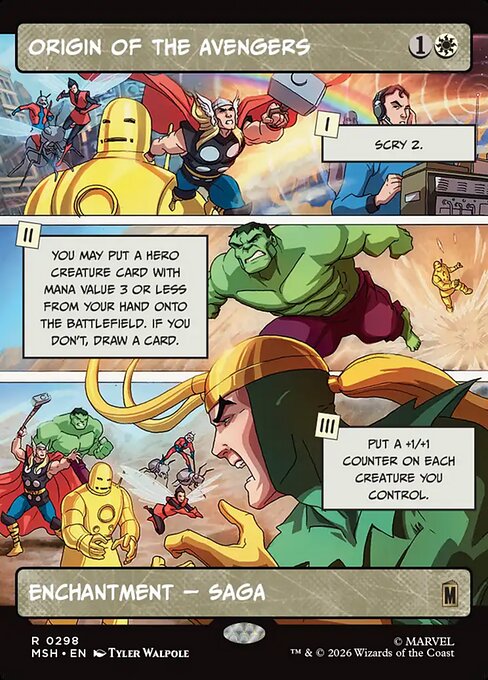 Origin of the Avengers #298 from Marvel Super Heroes