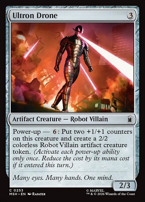 Ultron Drone #253 from Marvel Super Heroes