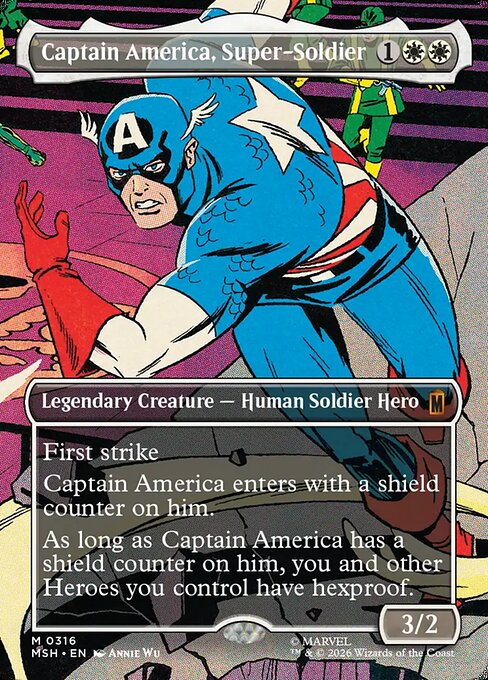 Captain America, Super-Soldier #316 from Marvel Super Heroes