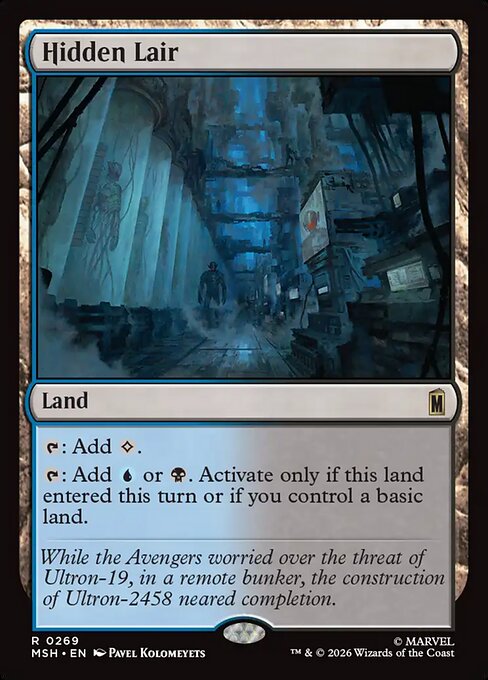 Hidden Lair #269 from Marvel Super Heroes