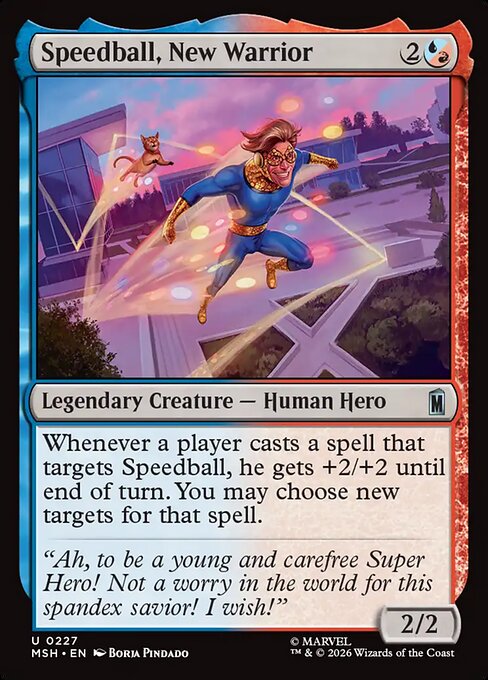 Speedball, New Warrior #227 from Marvel Super Heroes