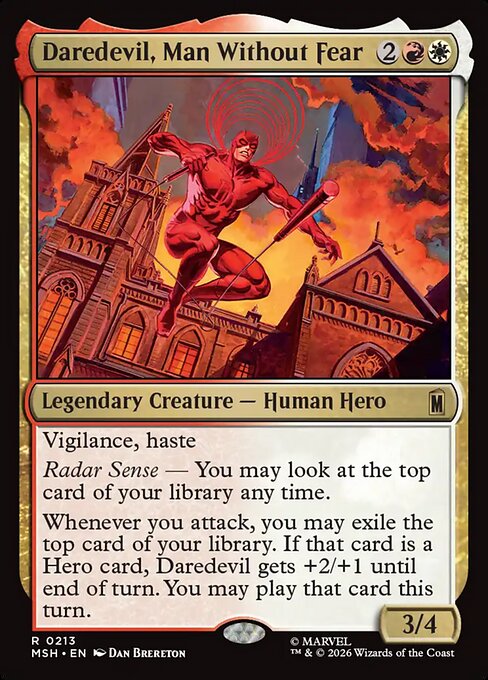 Daredevil, Man Without Fear #213 from Marvel Super Heroes
