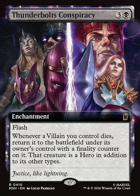 Thunderbolts Conspiracy #410 from Marvel Super Heroes
