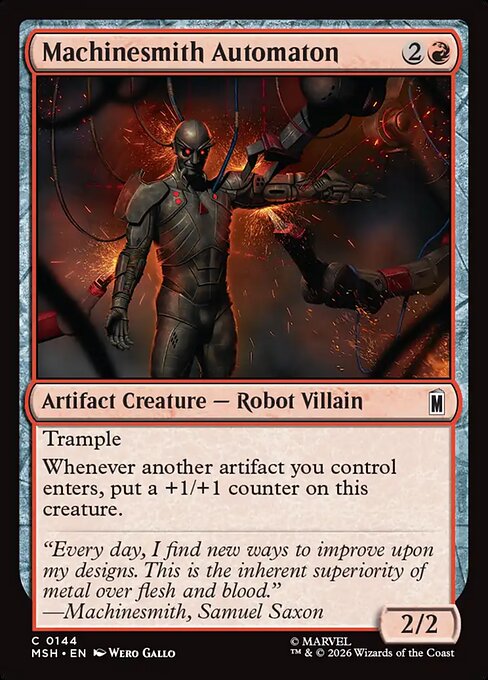 Machinesmith Automaton #144 from Marvel Super Heroes
