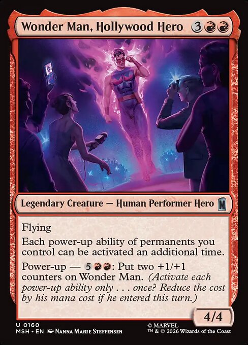 Wonder Man, Hollywood Hero #160 from Marvel Super Heroes