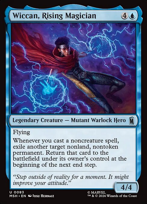 Wiccan, Rising Magician #83 from Marvel Super Heroes